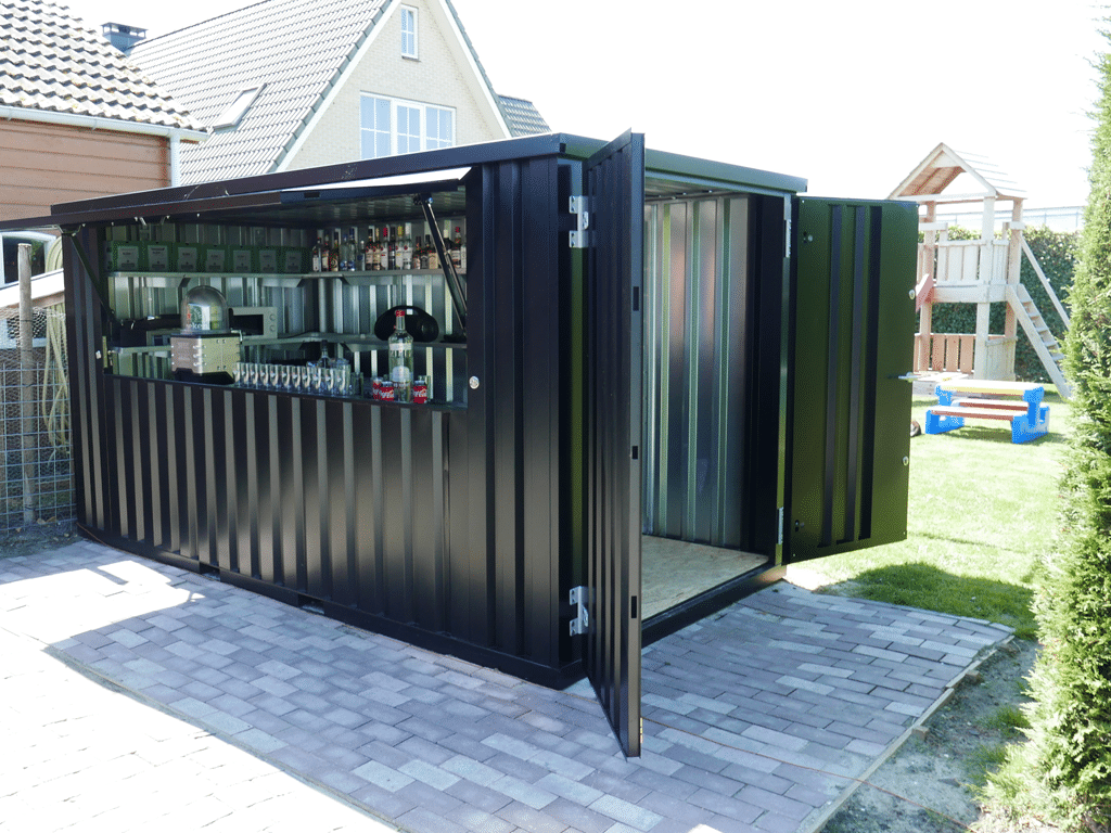Contentor Bar 4x2m Antracite RAL 7016 - Image 2